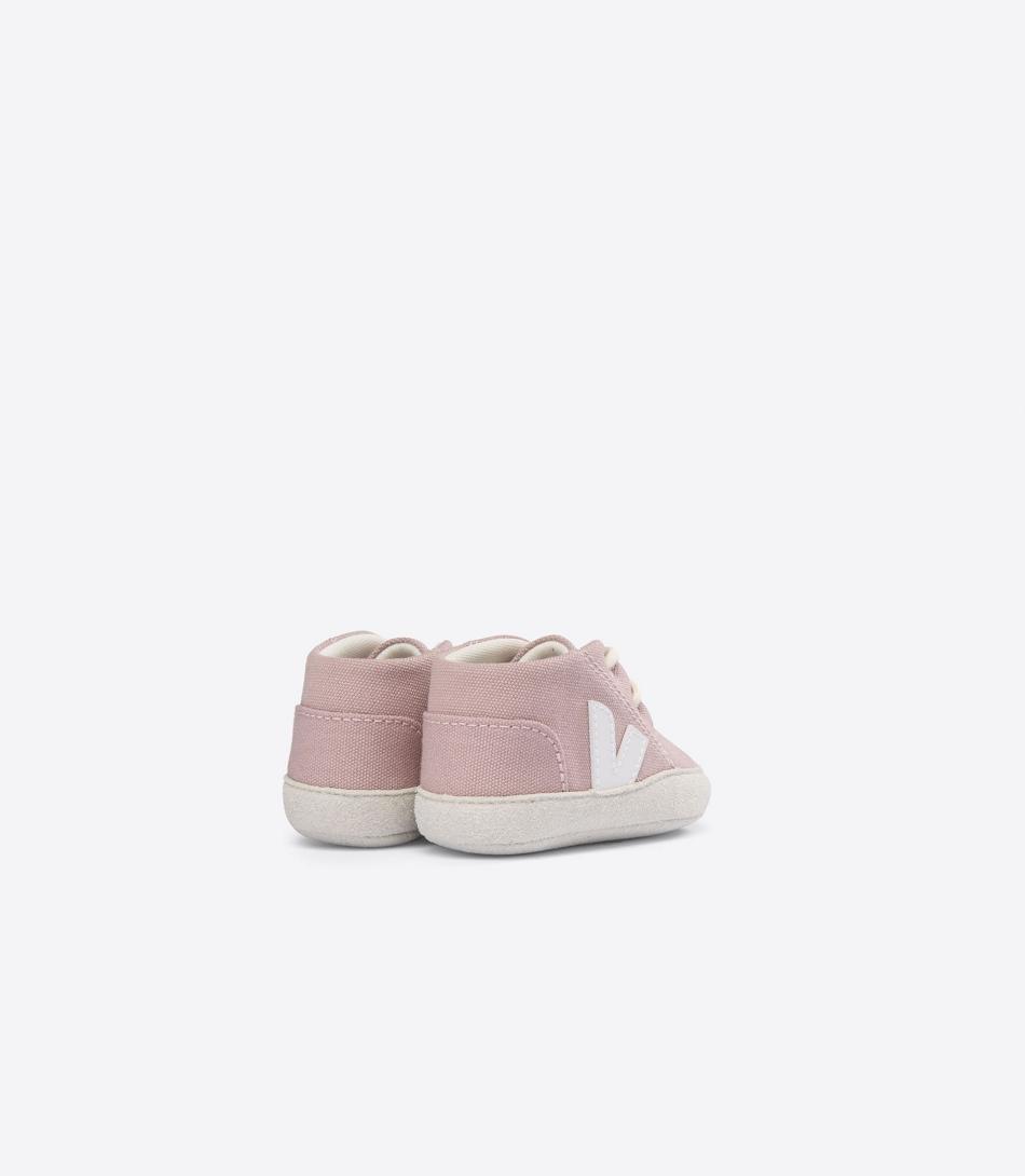 Kids\' Veja Canvas Babe Baby White | FUSUI99508