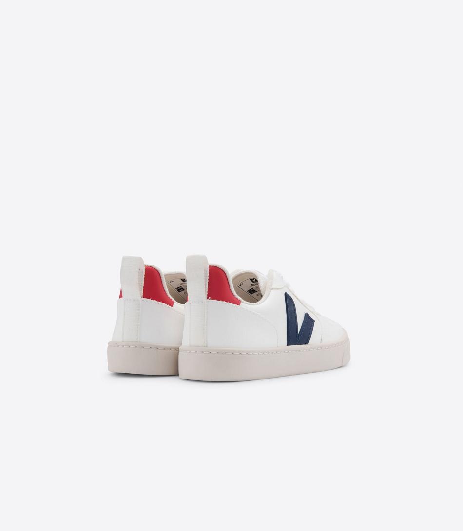 Kids\' Veja Laces Cwl Cobalt Pekin V-10 White Deep Blue | FUSUI56172