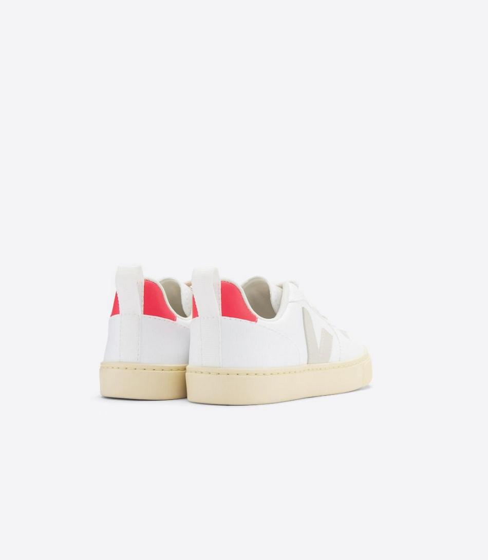 Kids\' Veja Laces Cwl Pierre Fluo V-10 White Rose | DUSVO40630