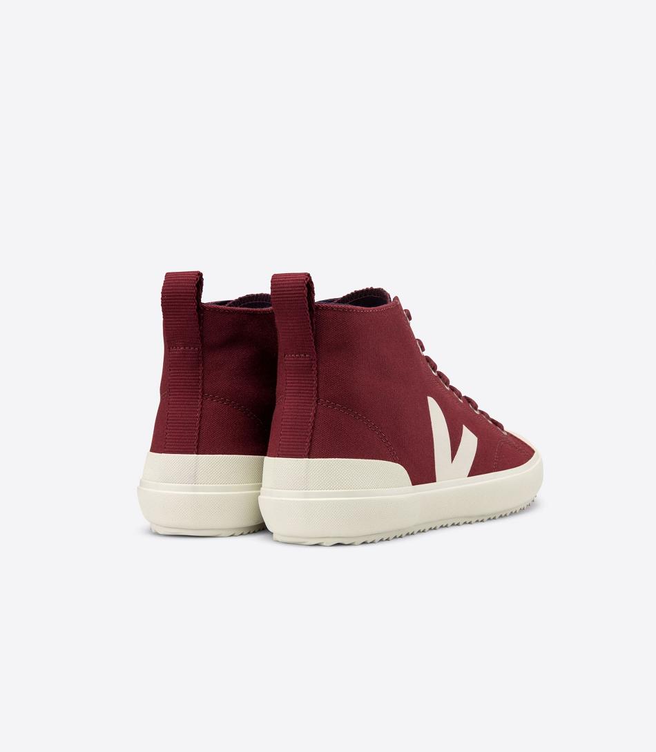 Men\'s Veja Ht Canvas Amarante Pierre Nova Red | XUSBH35180