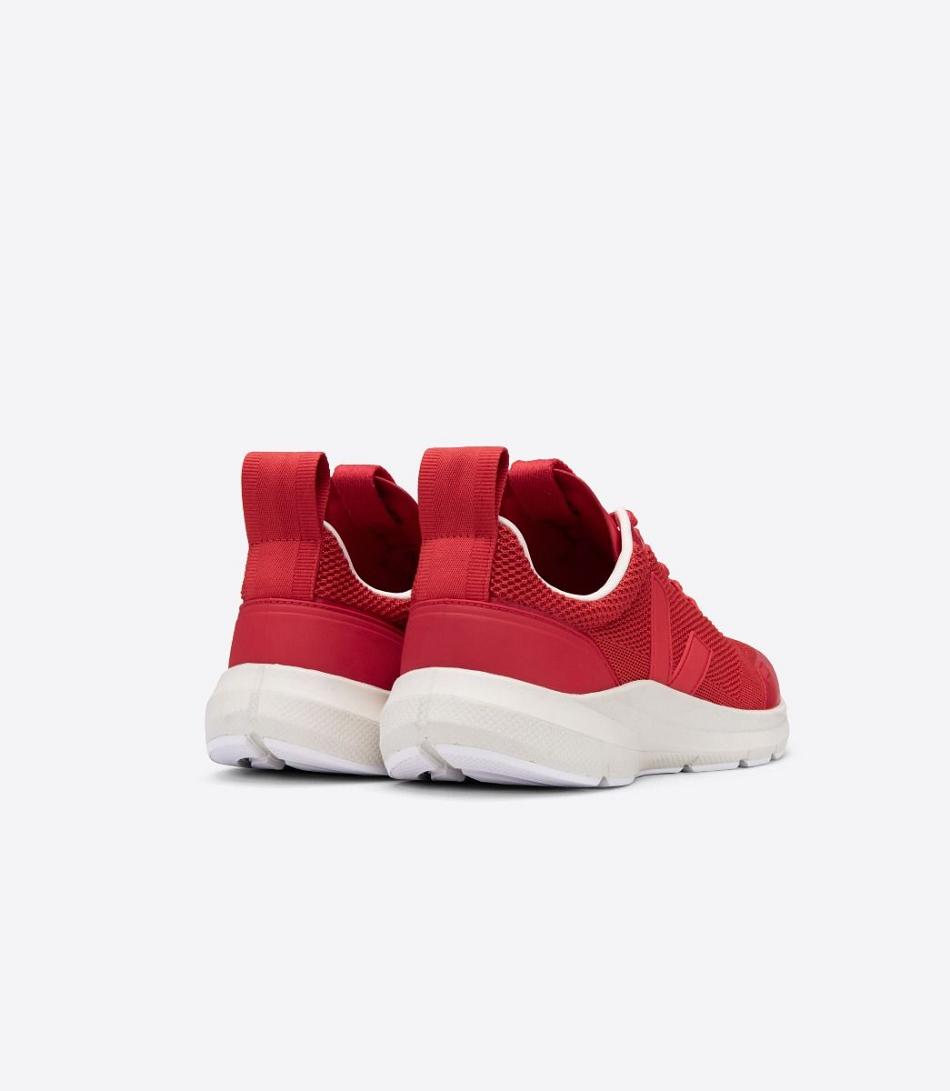 Outlet Veja Performance Runner V-knit Rick Owens Carnelian Adults Red | AUSDF50481