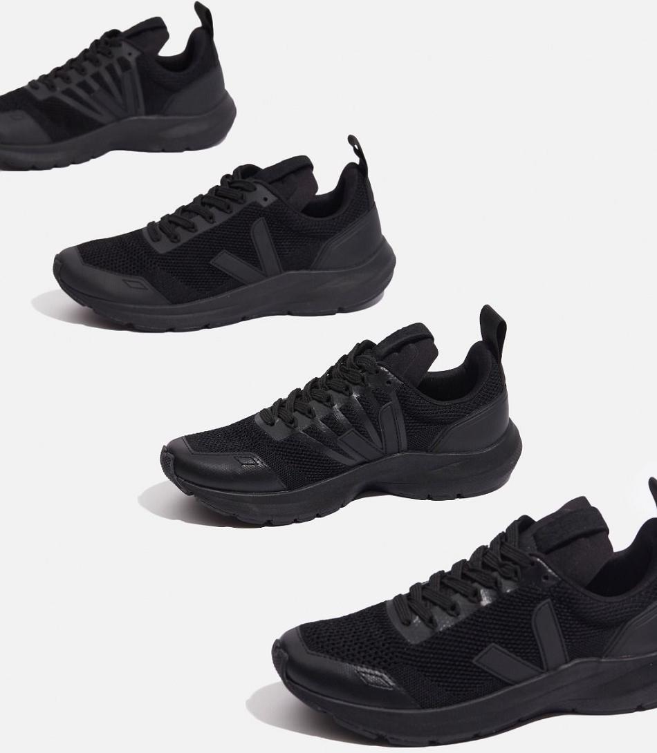 Outlet Veja Performance Runner V-knit Rick Owens Adults Black | USZDE35829