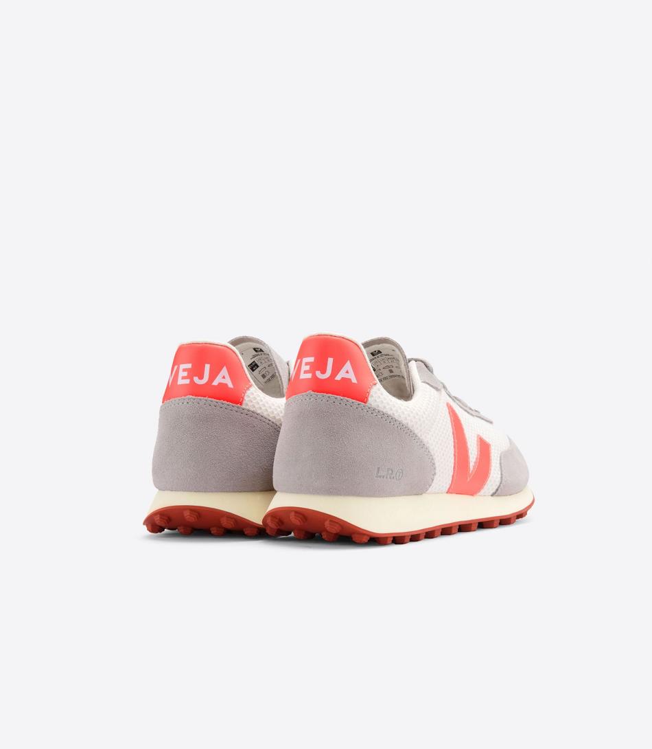 Outlet Veja Rio Branco Hexamesh Gravel Adults Orange Grey | SUSVO21354