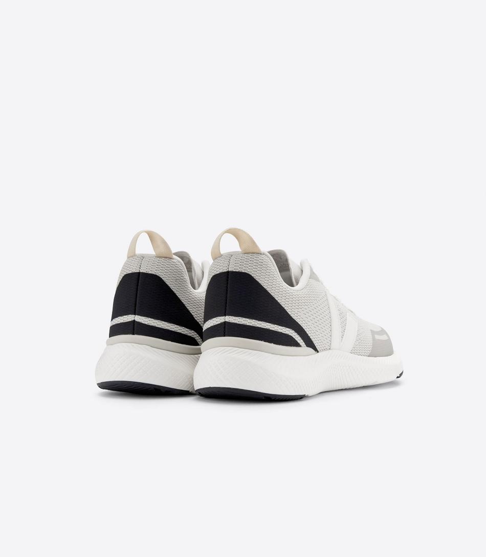 Vegan Veja Impala Engineered-mesh Natural Adults Beige Black | USQAV15647