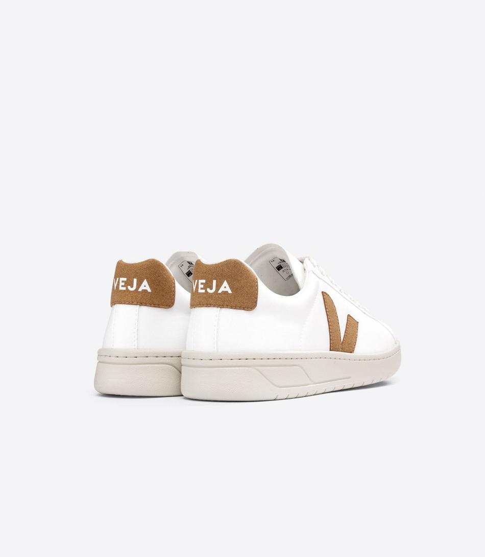 Vegan Veja Urca Cwl Camel Adults White Brown | QUSWA81490