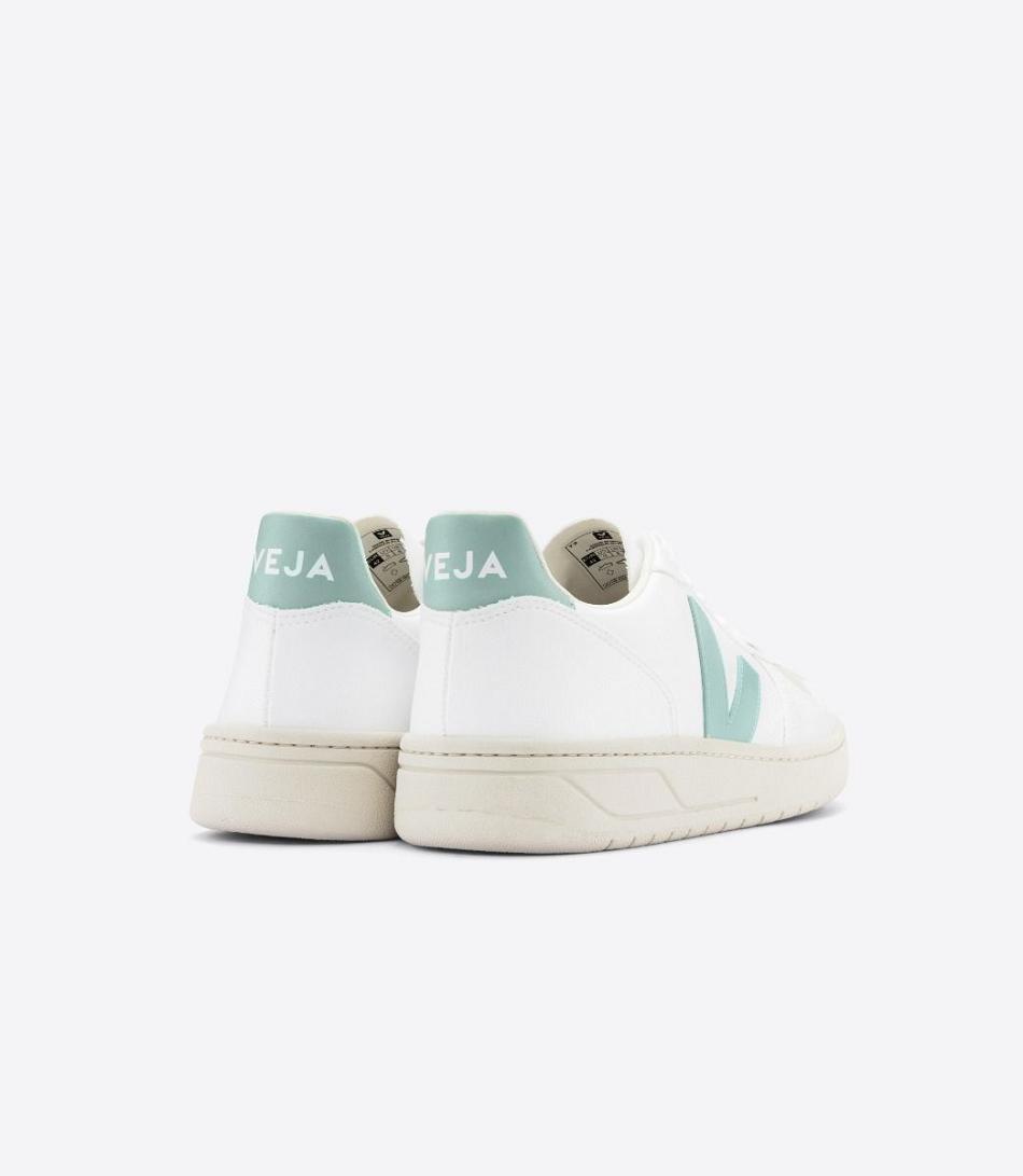 Vegan Veja V-10 Cwl Matcha Adults White | FUSHY13923