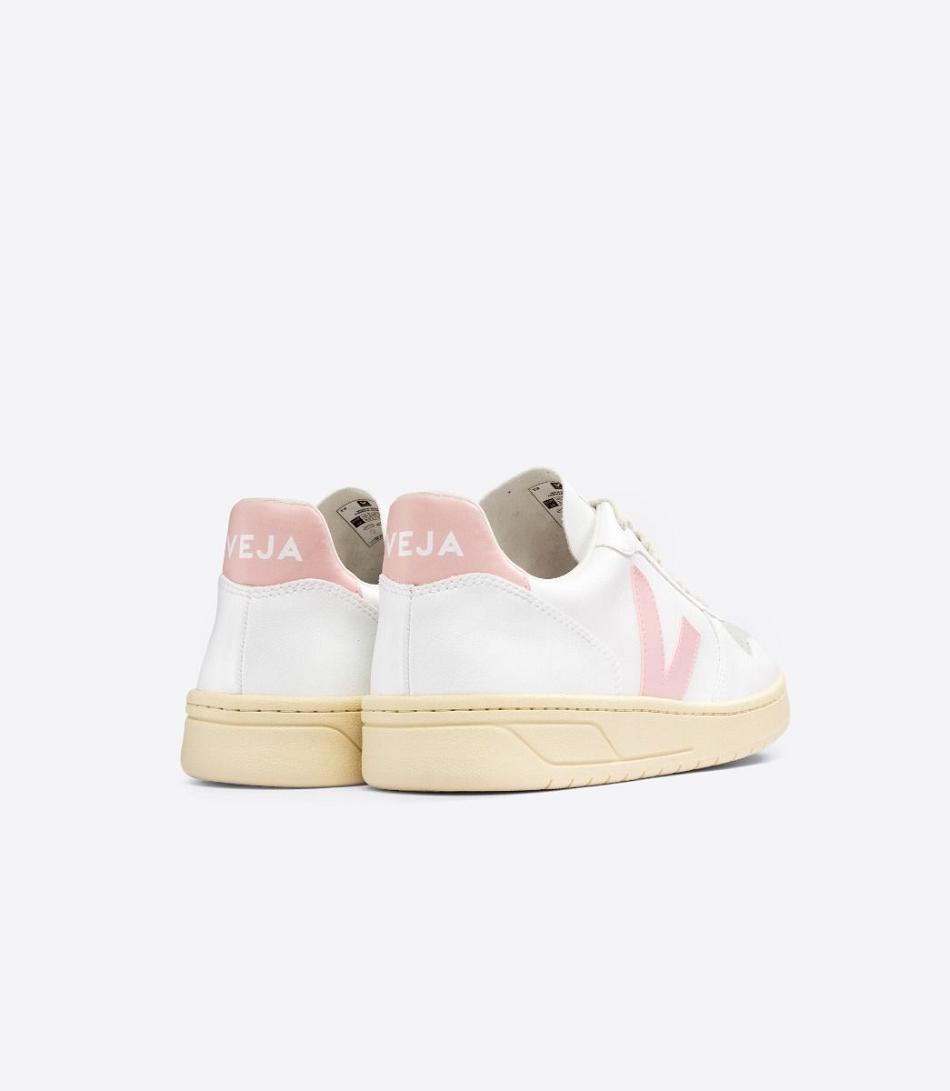 Vegan Veja V-10 Cwl Petale Adults White | LUSTR95094