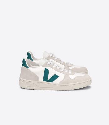 Men's Veja B-mesh Brittany V-10 White | USXBR12599