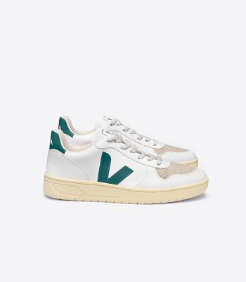 Men's Veja Cwl Brittany V-10 White | USCVG23913