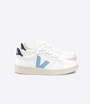 Men's Veja Cwl Steel Nautico V-10 White Grey | QUSUV25134