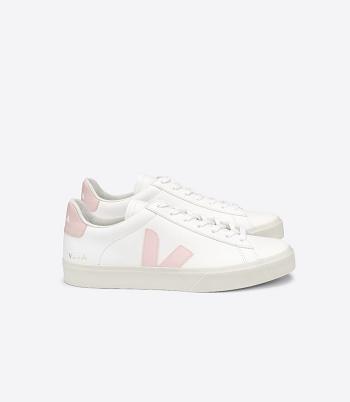 Outlet Veja Campo Chromefree Leather Petale Adults White | ZUSNQ33137