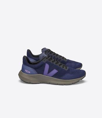 Outlet Veja Marlin V-knit Nil Kaki Sole Adults Purple | LUSSX25102