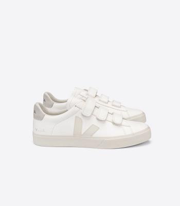 Outlet Veja Recife Chromefree Leather Pierre Natural Adults White Beige | YUSVQ29042