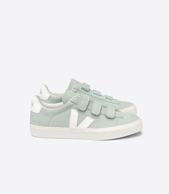 Outlet Veja Recife Nubuck Matcha Adults White | USZPD16175