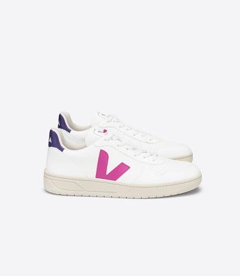 Outlet Veja V-10 Cwl Ultraviolet Adults White Purple | BUSSO66992