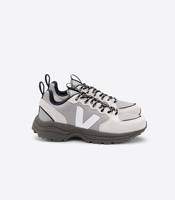 Outlet Veja Venturi B-mesh Kaki Sole Adults Silver White | YUSVQ70499