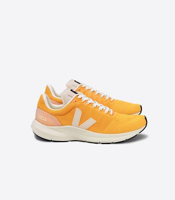 Sneakers Veja Marlin Lt V-knit Ouro Pierre Road Running Shoes Orange | PUSER84569