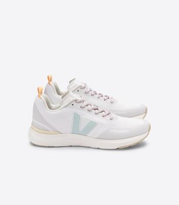 Vegan Veja Impala Engineered-mesh Eggshell Menthol Adults White | USEGJ23395