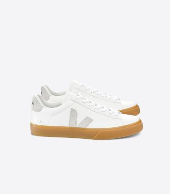 Women's Veja Chromefree Leather Natural Natural Campo White Beige | YUSVQ80608