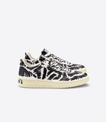 Women's Veja Leather Marni Full V-10 Black | GUSEC44990