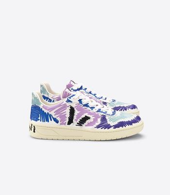 Women's Veja Leather Marni Orchid V-10 Purple Black | USJKU80598