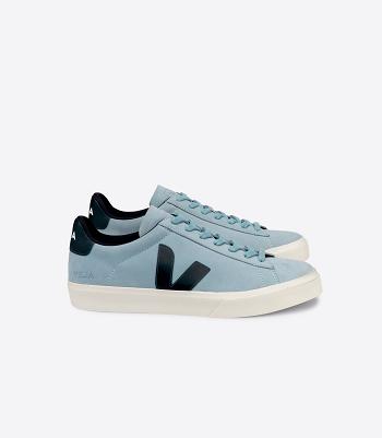 Women's Veja Nubuck Steel Nautico Campo Grey | UUSND58088