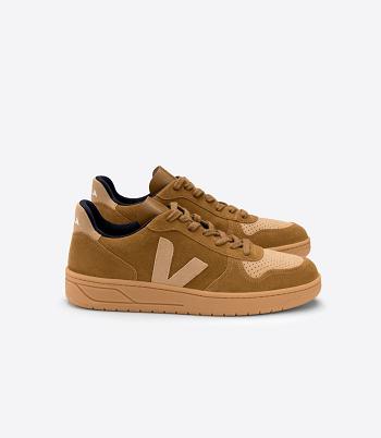 Women's Veja Suede Camel Desert V-10 Brown | LUSTR34643