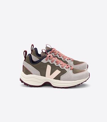 Women's Veja Suede Kaki Sable Oxford Venturi Grey | SUSNY96928